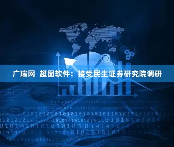 广瑞网  超图软件：接受民生证券研究院调研